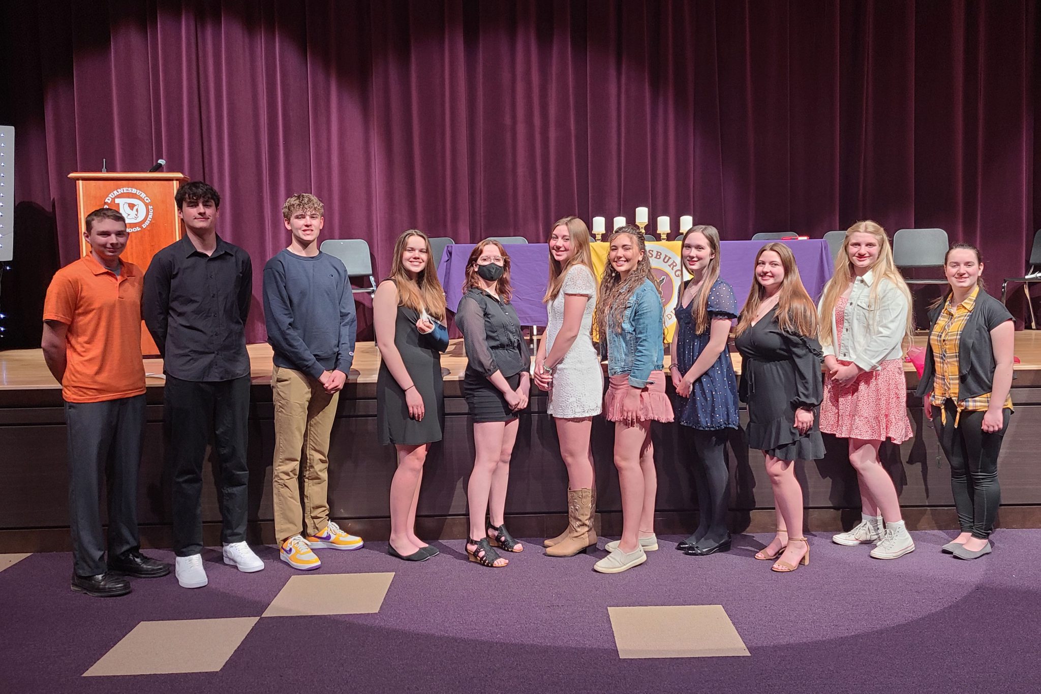 DCS inducts new members into National Honor Society Duanesburg