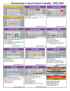 a grid calendar