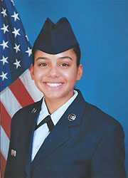 Jennifer Skeeter Air Force graduation portrait