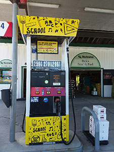 Rick's Feed & Fuel gas pump