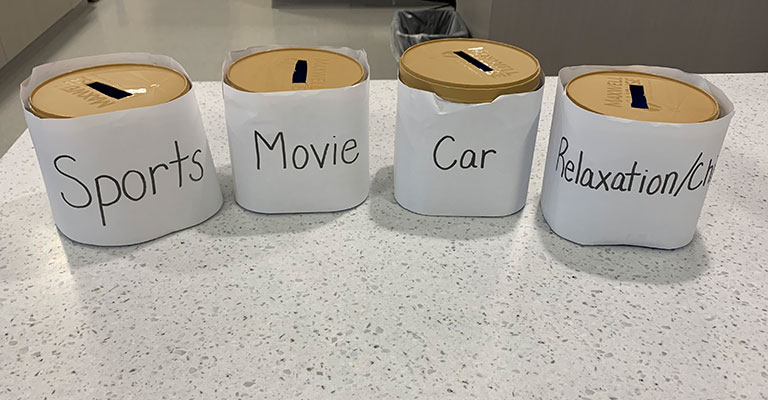 Eagle Bucks drawing canisters